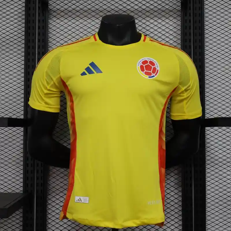 2024 Player Version Colombia Soccer Jersey Home