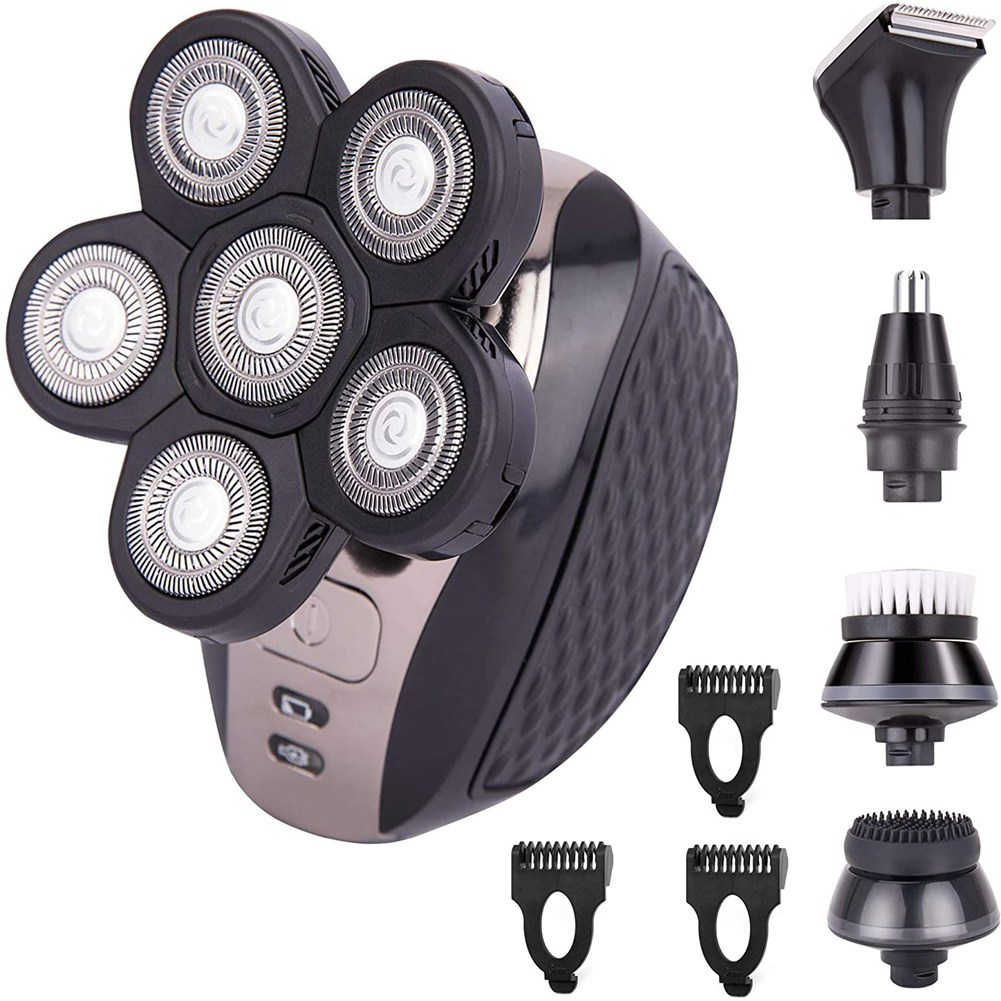 

Five-Blade Rechargeable Electric Shaver Bare Head Hairdresser, 501 Original