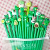 20PCS Adorable 0.5mm Black Gel Pen School Opens Season Student Office Cute Stationery