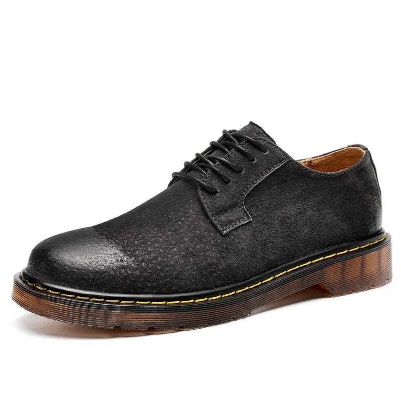 Nine o'clock Vintage Men's Genuine Leather Shoes Casual Lace-up Male Flats Sneaker Luxury Breathable Anti-skid Footwear Big Size