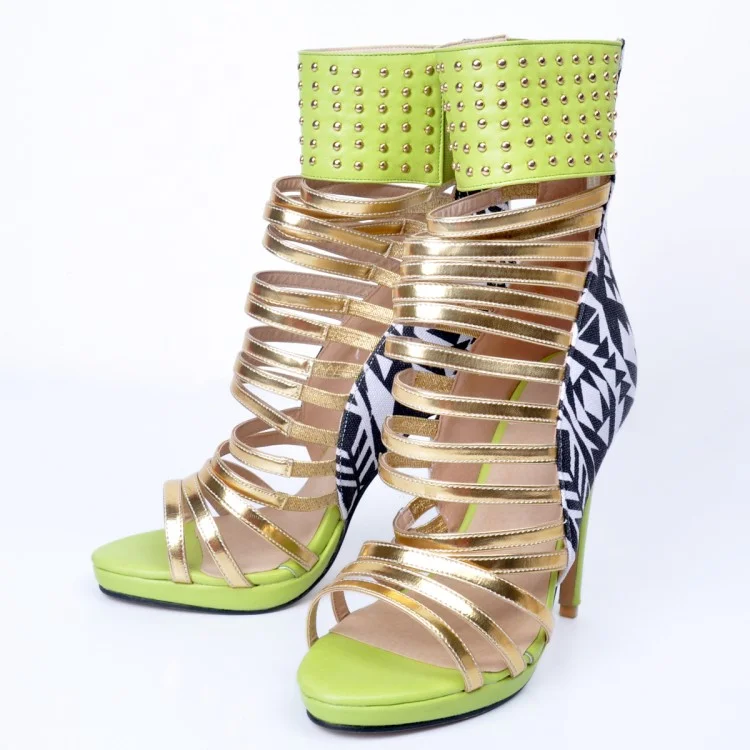 lime green gladiator sandals