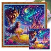 (Multi-Style) Beauty And The Beast-14CT Stamped Cross Stitch 50*50cm/19.69*19.69in