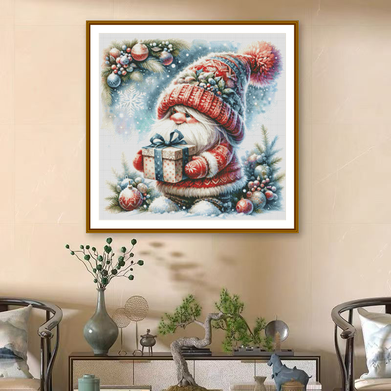 1set DIY Printed Cross Stitch Kit [ZZ6358-Gift Dwarfs] Cross Stitch Kit Painting Fairy Cross Stitch