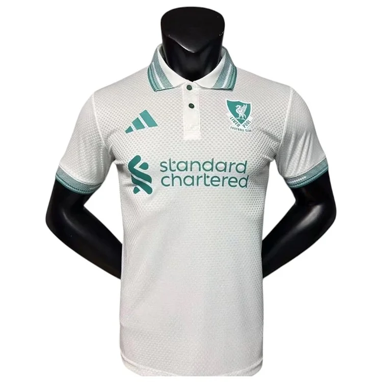 Player Edition - Liverpool 25/26 White Polo Shirt
