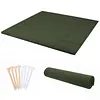 [US Local Warehouse] 5x5ft Thickening Golf Mat 35mm Artificial Hitting Training Mat Gifts for Men Dad