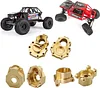 AMK Brass Steering Knuckles Portal Housings Upgrade Weight Parts for TRX4 1/10 RC Crawler, Replacement of Plastic（6pcs,198g）