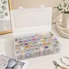 60Round Bottles with Insert Diamond Painting Containers Multi Purpose Portable Plastic Case Box with Stickers & Compartments Arts Crafts Storage Bottle for Hardware Rhinestone (60PCS)