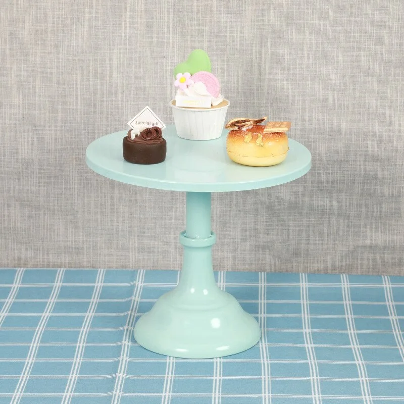 Xpoko European Cake Stand Metal Cupcake Stand Dessert Stand Wedding Birthday Party Props Dress Up Display Stand