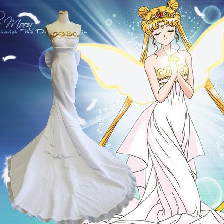 Sailor Moon Cosplay Costume Princess Serenity Dress Tsukino Usagi Costume SP13242