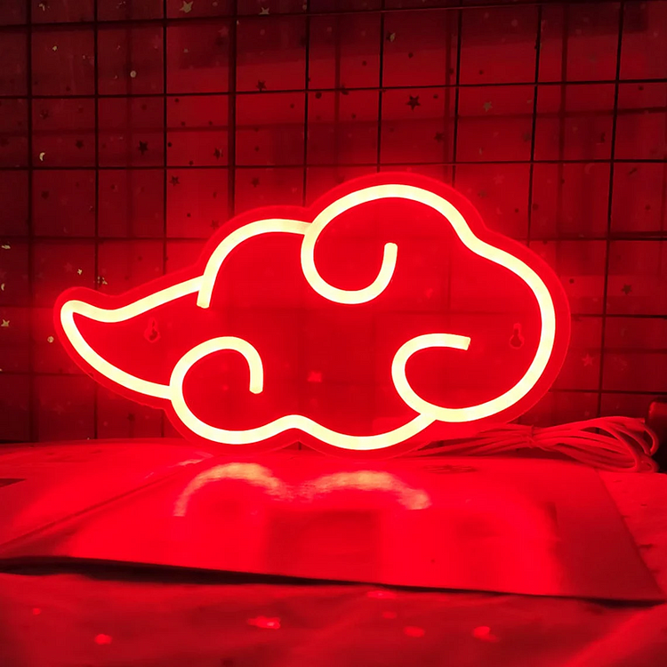 Cloud Neon Sign Anime Neon Sign Custom Neon Signs Party Wall Decoration Neon Wall Art Home Decoration Room Decor