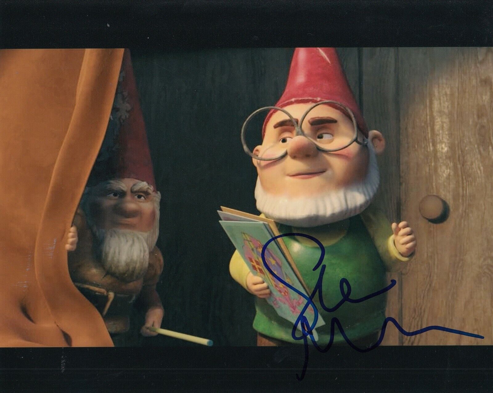 STEPHEN MERCHANT signed (SHERLOCK GNOMES) Movie 8X10 Photo Poster painting *Paris* W/COA #1