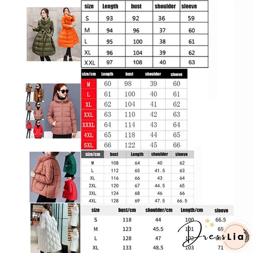 New Women Winter Down Jackets Warm Long Slim Coat And Jacket Female Big Swing Women Snow Outwear