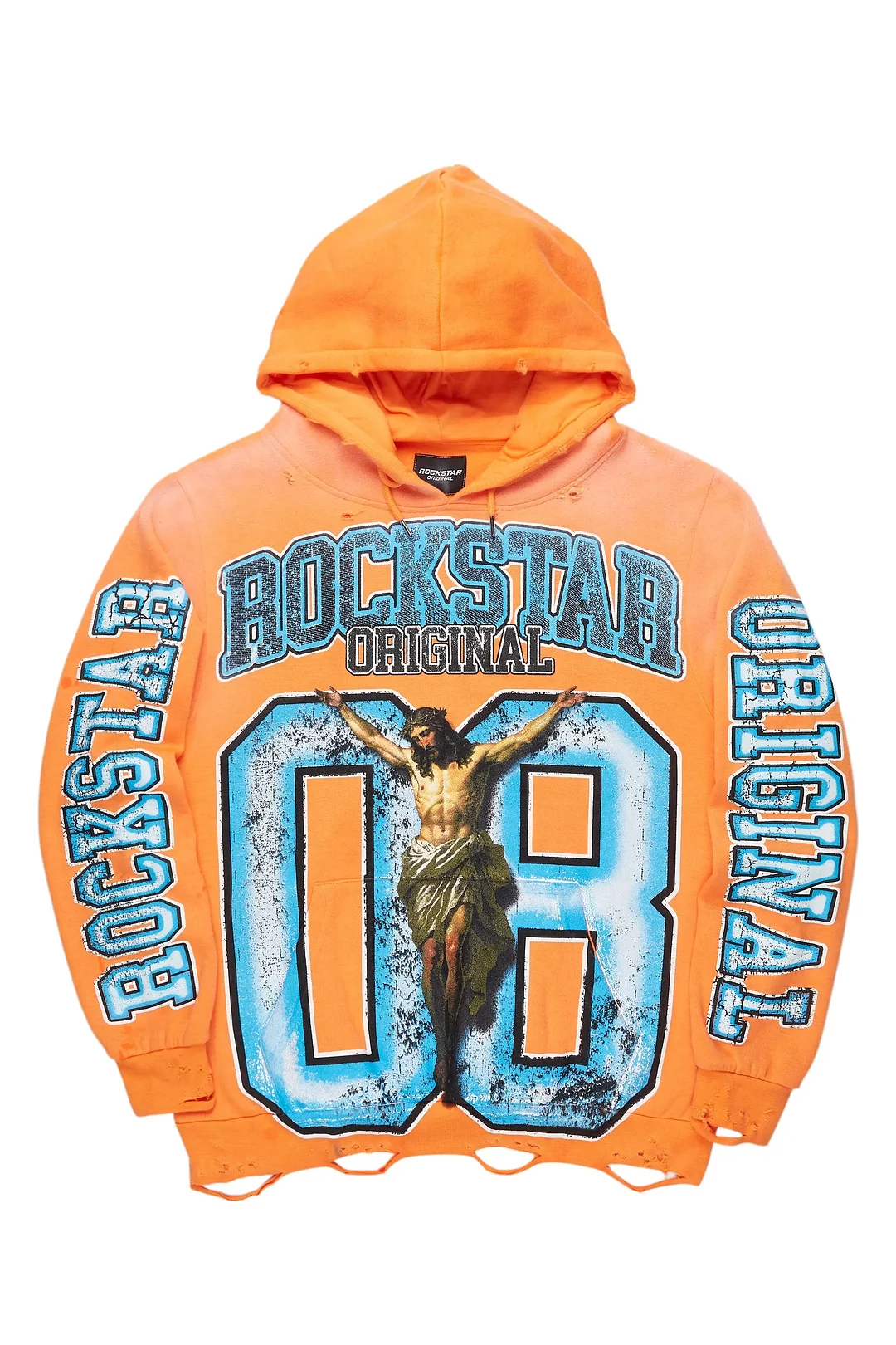 Fields Orange Graphic Hoodie