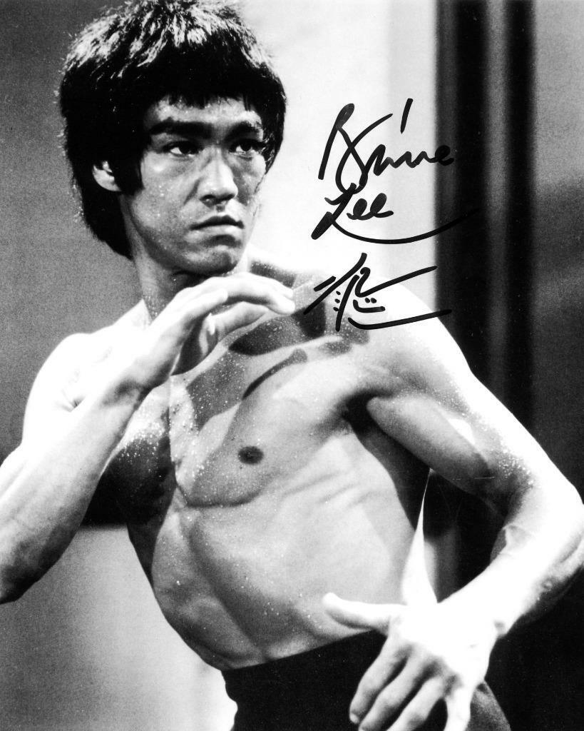 Bruce Lee SIGNED AUTOGARPHED 10 X 8