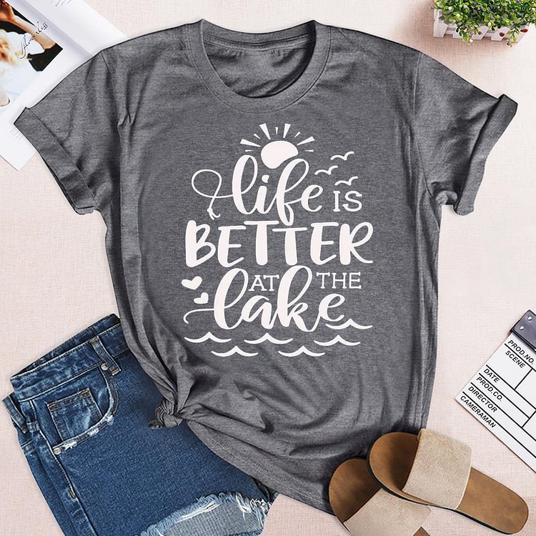 Lake Summer life T-shirt Tee - 01426