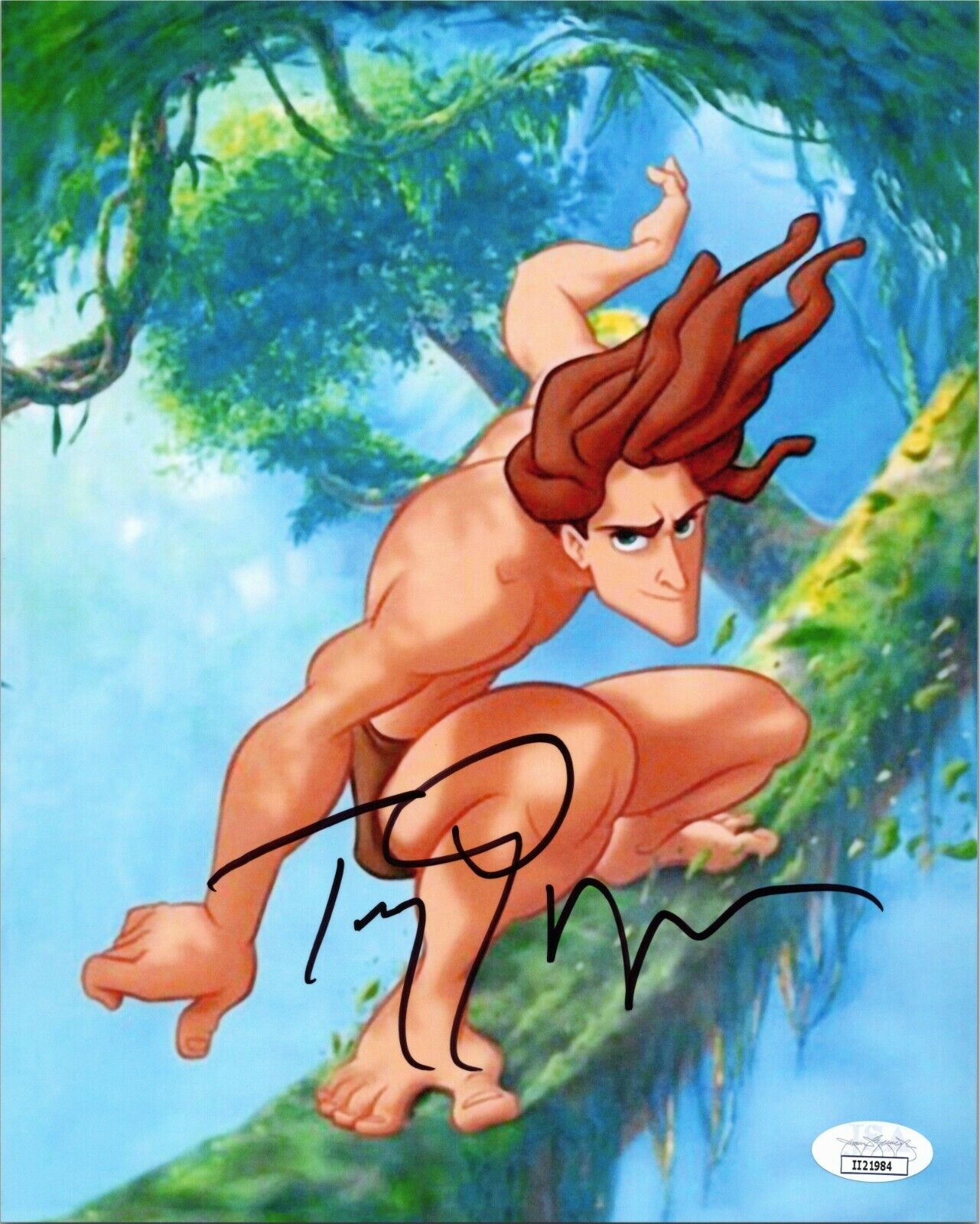 ~~ TONY GOLDWYN Authentic Hand-Signed TARZAN