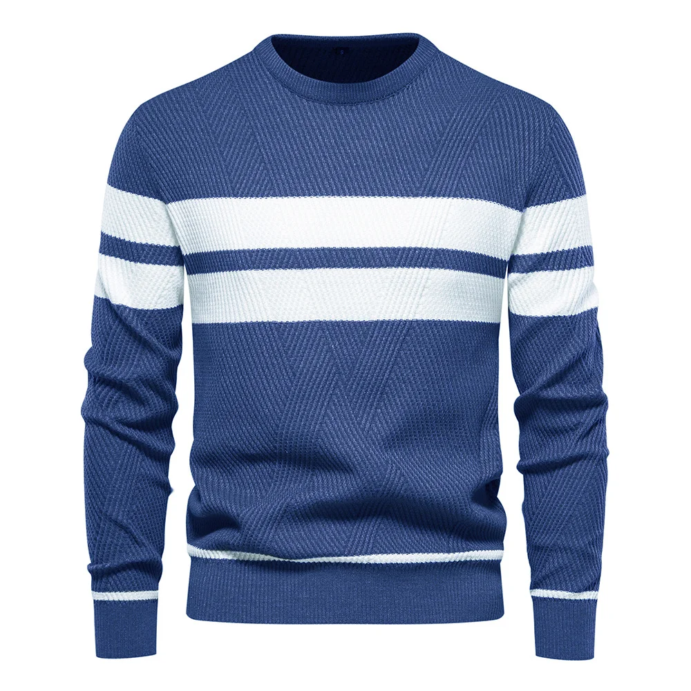 Casual Striped Sweater For Men