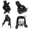 YBDDZH Engine Motor and Transmission Mount Kit Compatible with 2003-2008 Corolla 1.8L & 2003-2008 Matrix 1.8L & 2003-2008 Pontiac Vibe 1.8L Auto Transmission Repklace OE A4220 A4219 A4218 A4221 4pcs