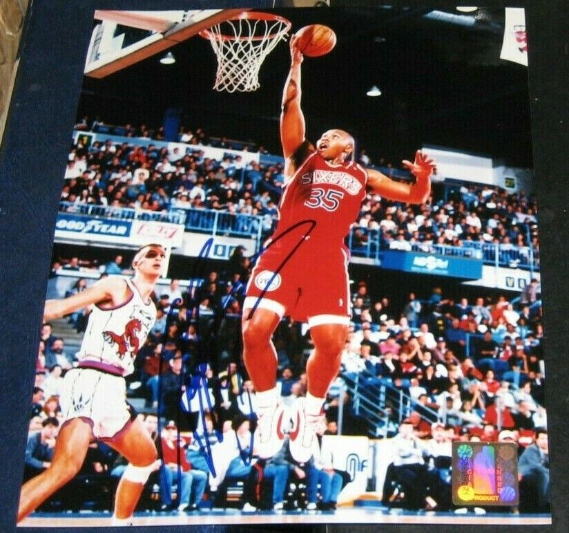 Clarence Weatherspoon Philadelphia 76ers SIGNED AUTOGRAPHED Photo Poster painting FILE 8x10 COA