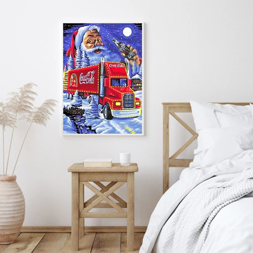 Diamond Painting - Full Round Drill - Santa Claus(30*50cm)