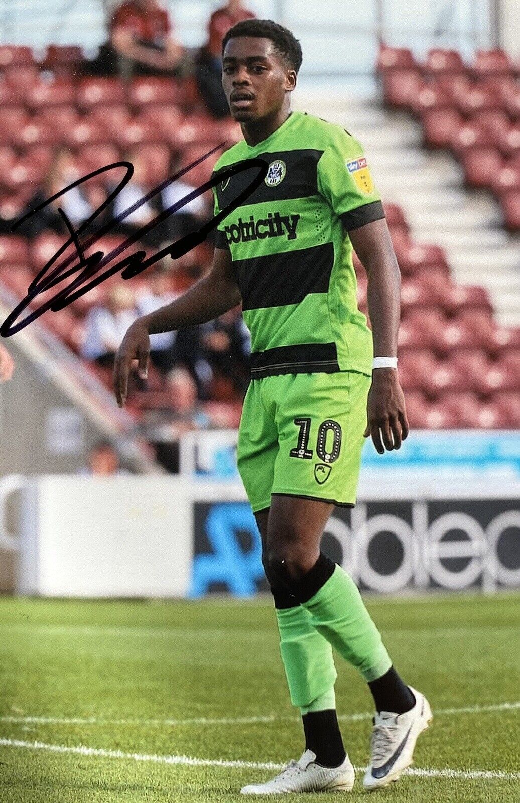 Reece Brown Genuine Hand Signed 6X4 Forest Green Photo Poster painting 2