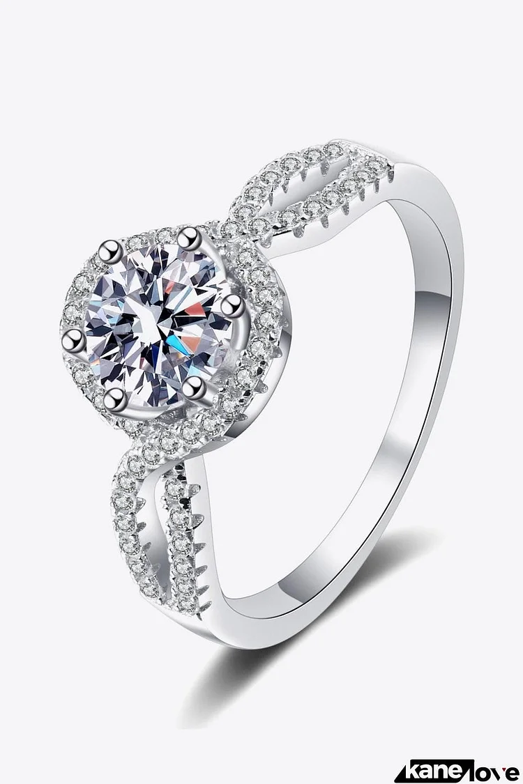 Feel The Joy 925 Sterling Silver Moissanite Ring