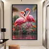 Flamingo-11CT Stamped Cross Stitch 40*60cm/15.75*23.62in  tapestrymarket