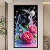 Diamond Painting - Full Round Drill - Black Panther(Canvas|40*70cm)