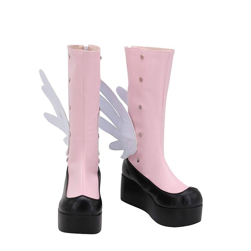 Cardcaptor Sakura: Clear Card Sakura Kinomoto EP2 Pink Shoes Cosplay Boots