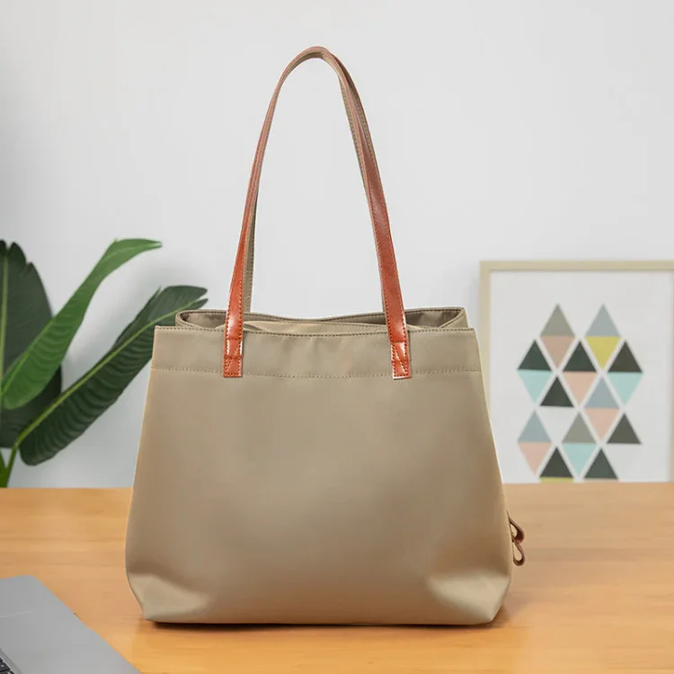 Large Women's Casual Nylon Oxford Shoulder Fashionable Canvas Tote Bags