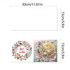 6pcs DIY Butterfly Diamond Art Greeting Cards 5D Rhinestone Arts Birthday Card