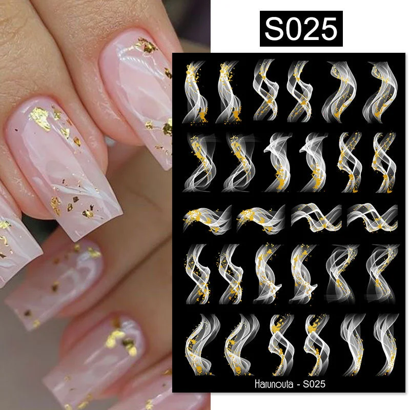1PC Succulent Plants Flower 3D Nail Sticker Spring Floral Leaves Adhesive Transfer Decals Slider DIY Nail Art Decoration-Nail Inspo