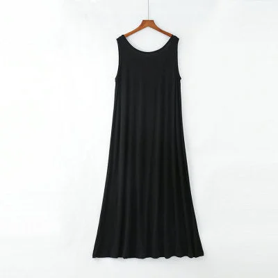 Crew Neck Women Dresses Shift Daily Boho Plain Dresses
