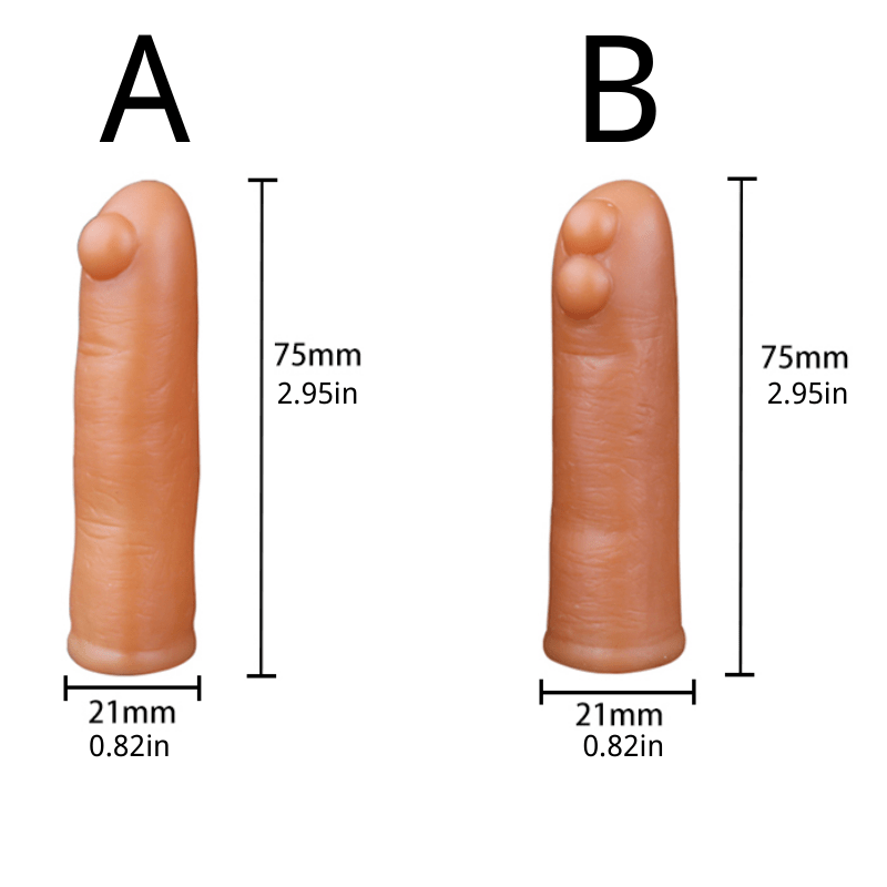 VAVDON - Couple Flirting Finger Cover - Female Vaginal G-Spot Clit Stimulation Massage Vibrator - YJT-04