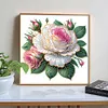 Fleur-Peinture diamant en forme sp&eacute;ciale-30*30cm