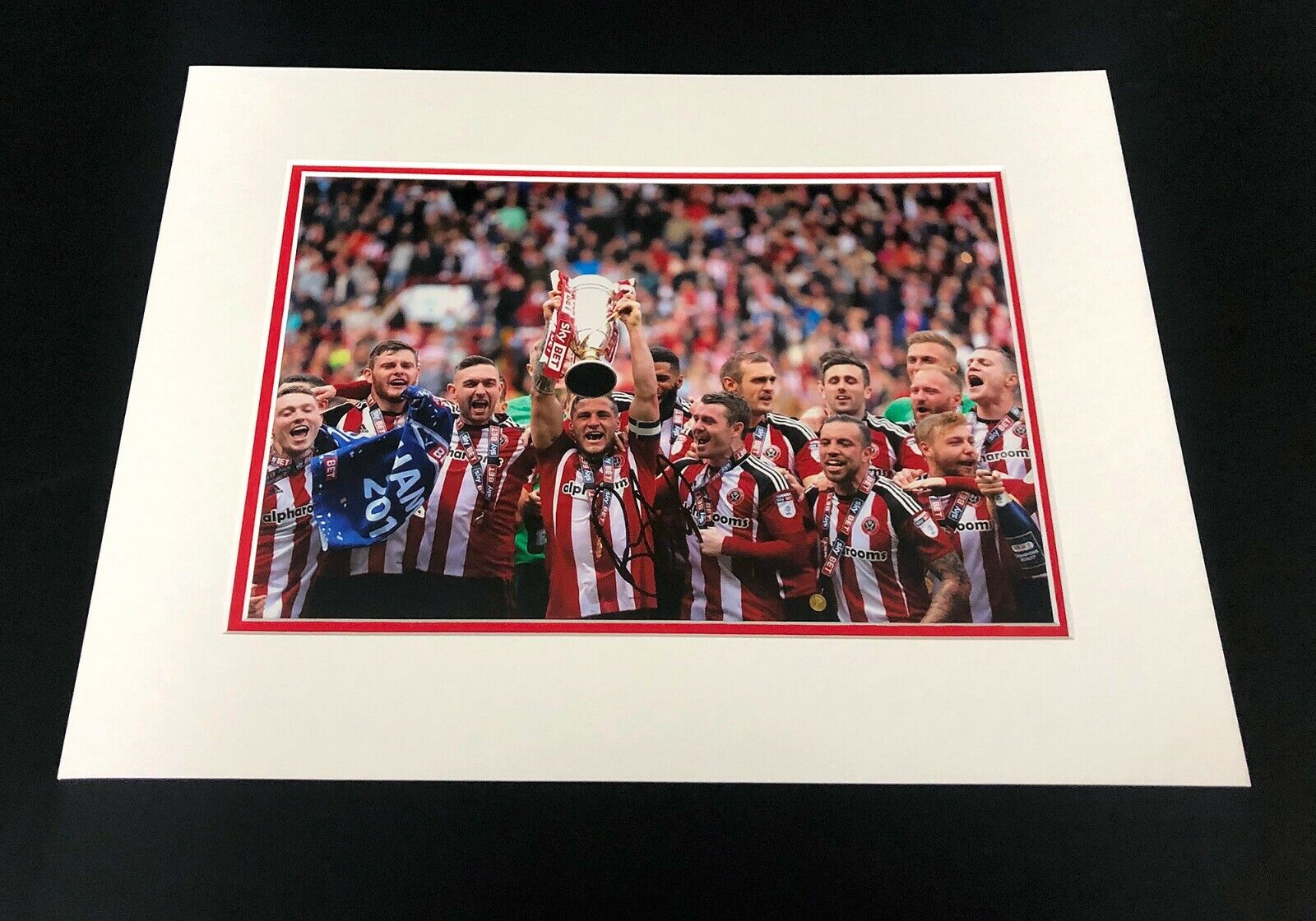 Billy Sharp SIGNED Photo Poster painting Display Mounted Sheffield United Legend SUFC AFTAL COA