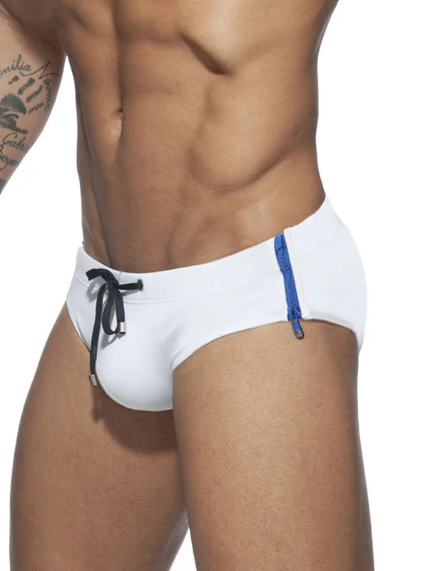 Side Double Zipper Trunks