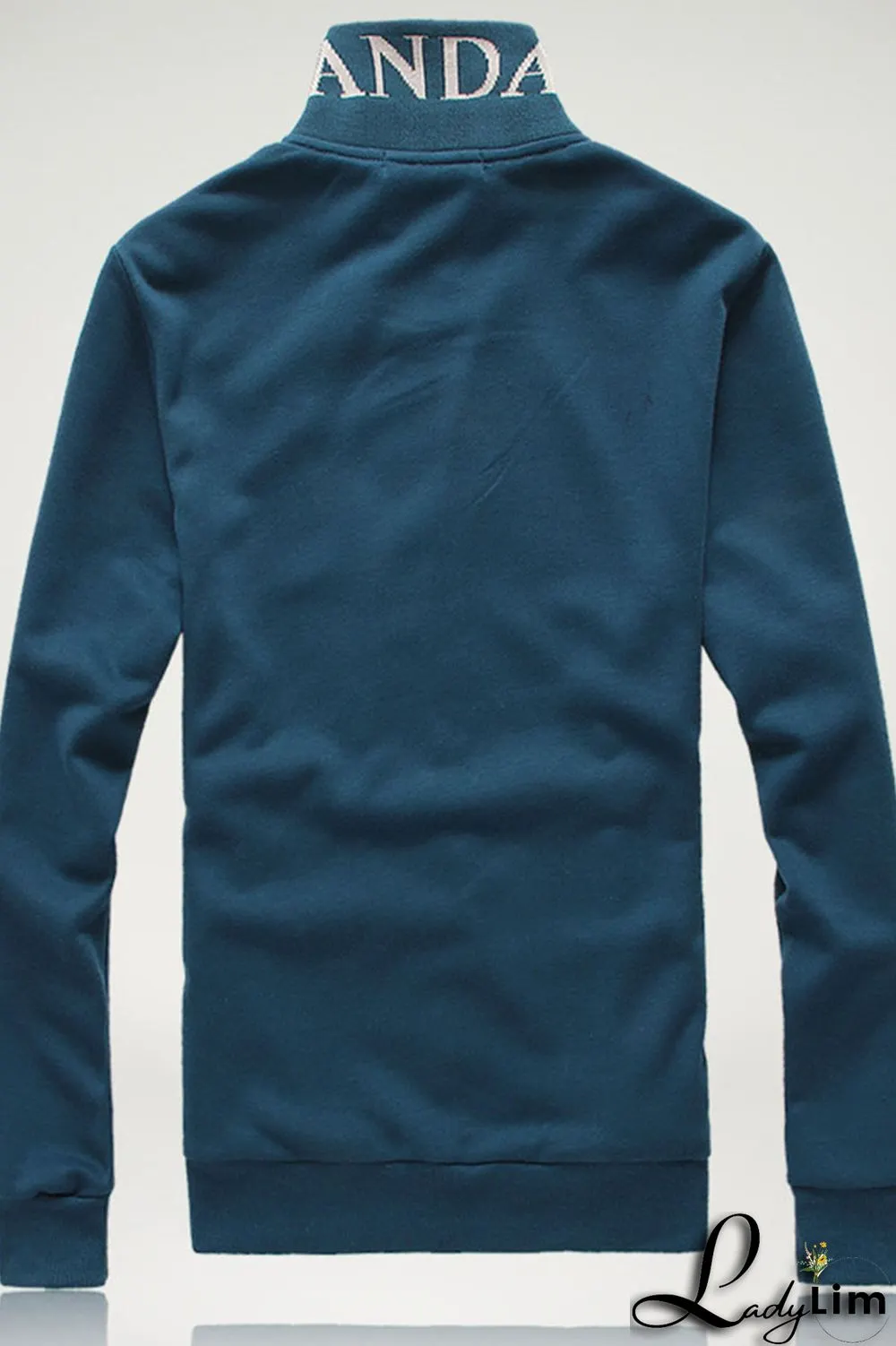Black Casual Sportswear Print Split Joint Zipper Long Sleeve Two Pieces