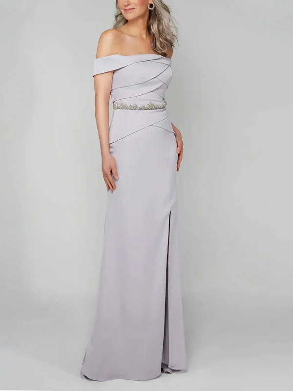 one-shoulder waist-skimming pleated hip wrap women's dress