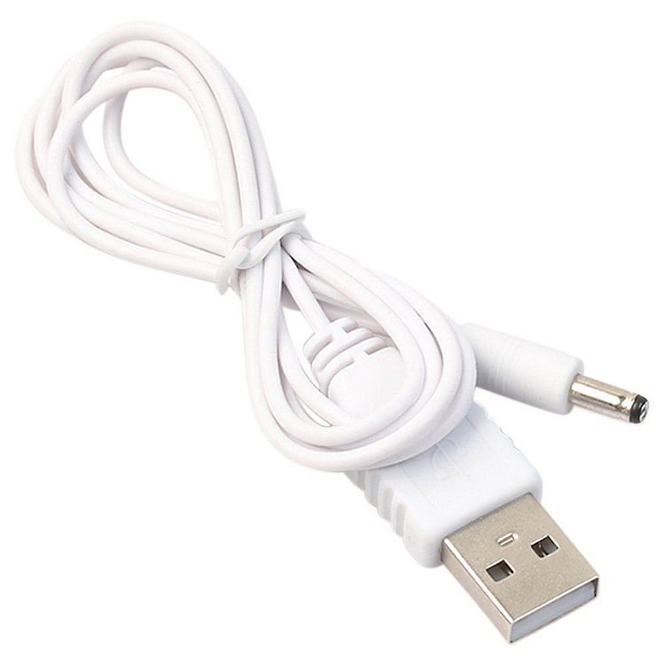 Charger Power Cable Lead For Luna Mini Facial Brush - White
