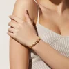 Bamboo Joint 18K Golden Bangle