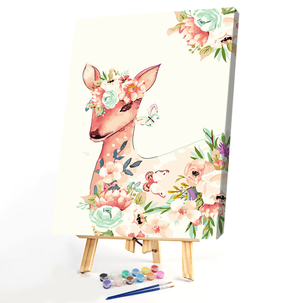

40*50cm - Paint By Numbers - Deer, 501 Original