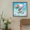 Diamond Painting-DIY Full Round Drill Cute Bear