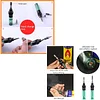 4 in 1 Portable Soldering Iron Kit,Cordless Refillable Gases Soldering Iron Pen Kit,Butane Welding Pen Burner Blow Torch,with Temperature Adjustment Function,Electronic Product Home DIY Repair Tool.