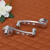 2pcs Aluminum Alloy Car Window Handle Winder Riser Replacement(Silver)