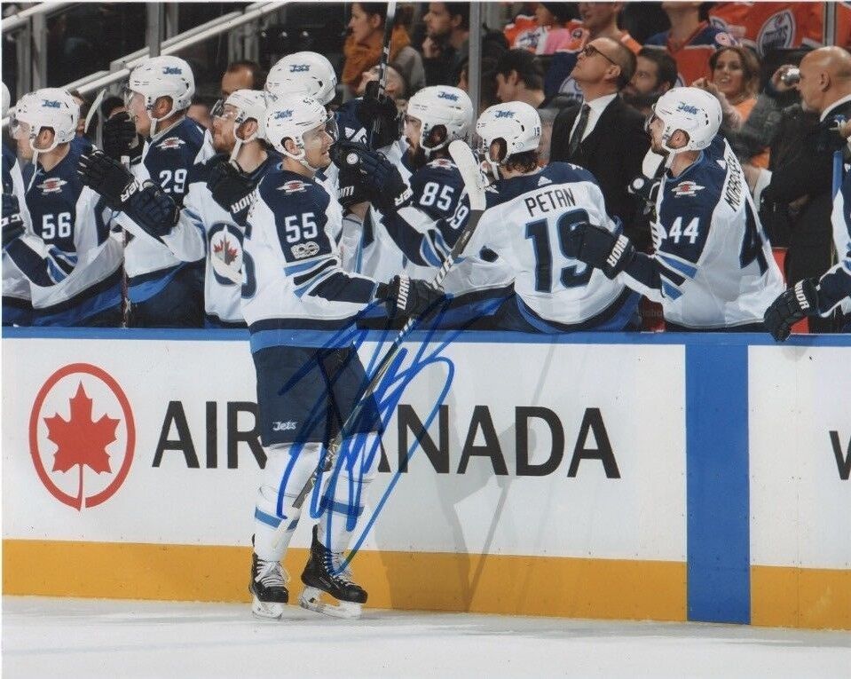 Winnipeg Jets Mark Scheifele Signed Autographed 8x10 NHL Photo Poster painting COA B