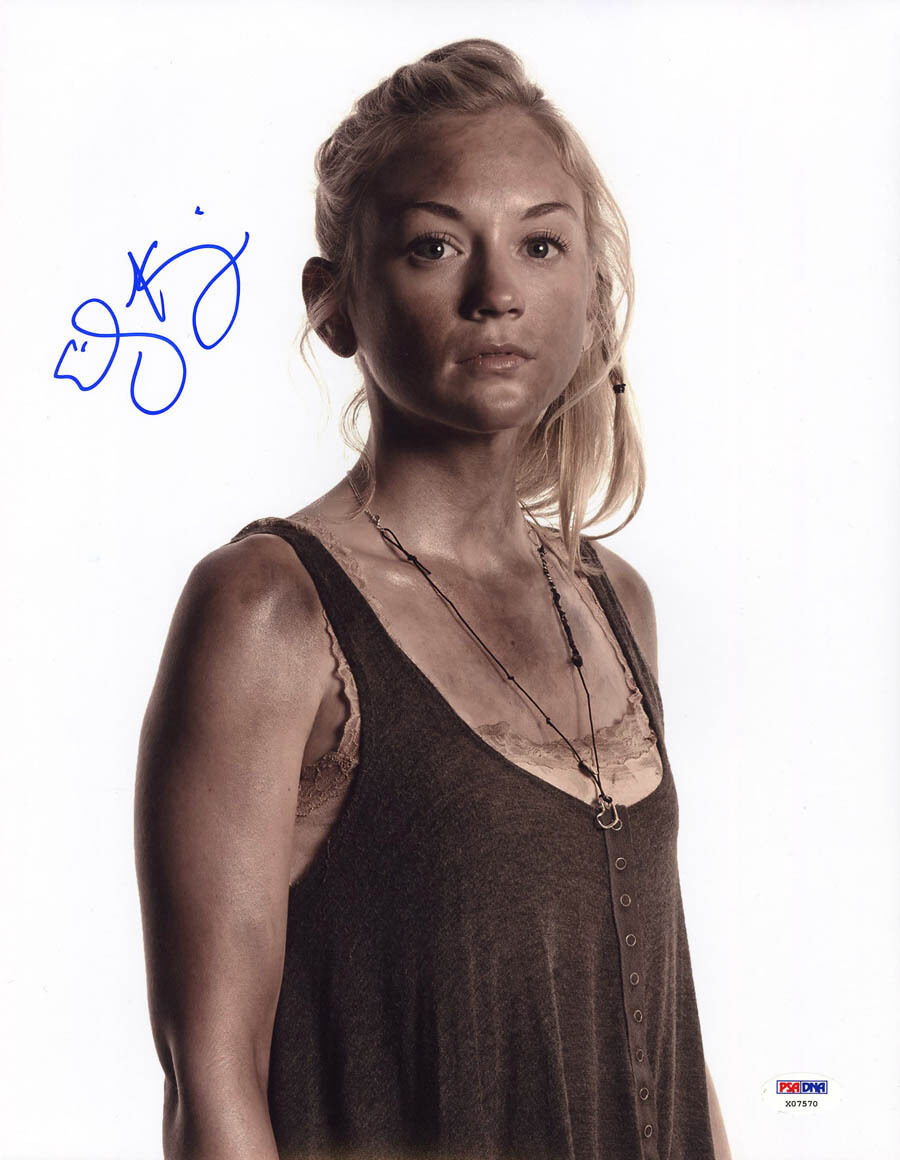 Emily Kinney SIGNED 11x14 Photo Poster painting Beth Greene The Walking Dead PSA/DNA AUTOGRAPHED