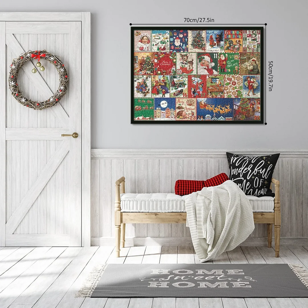 🎄Christmas Advent Calendar Jigsaw Puzzle 1000pcs🧩🎁
