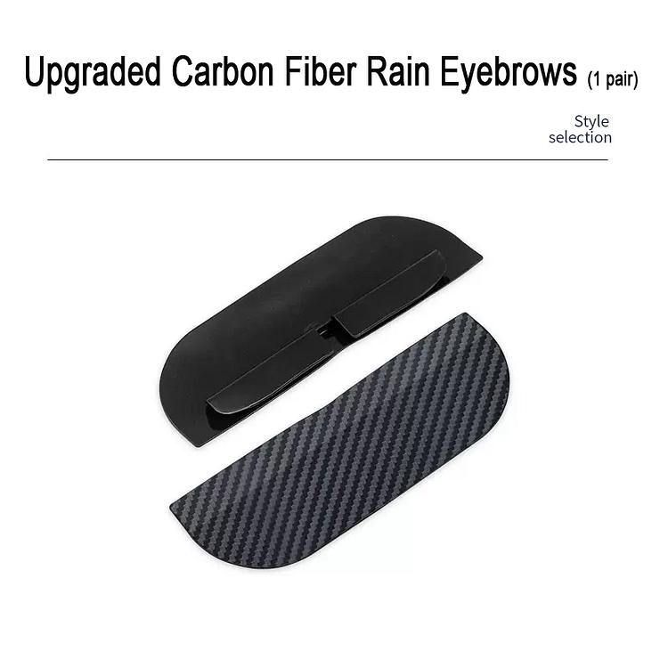 2024 Hot Sale 🌟50% OFF✨Carbon Fiber Pattern Rain Eyebrow✨2 Pcs✨