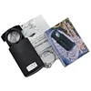45x Glass Magnifier Portable Pulling Type Magnifying Loop with LED Light